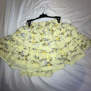 Aerie ruffle skirt